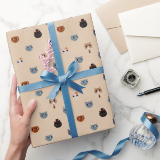 Katzen (Doppelperle Lusta) - Geschenkpapier