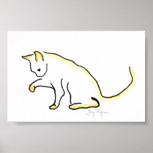 Katzen-Druck Poster