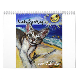 Katzen durch Kalender Angies 2011