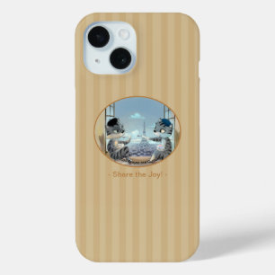 Katzen & Eiffelturm – Paris Joy Phone Case
