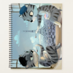 Katzen & Eiffelturm – Paris Wochenplaner