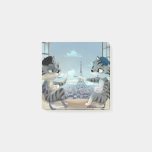 Katzen & Eiffelturm – Pariser Notizen 7,5 cm x 7,5