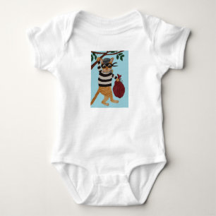 Katzen-Einbrecher Baby Strampler
