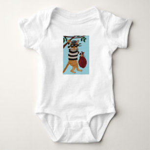 Katzen-Einbrecher-T-Shirt Baby Strampler