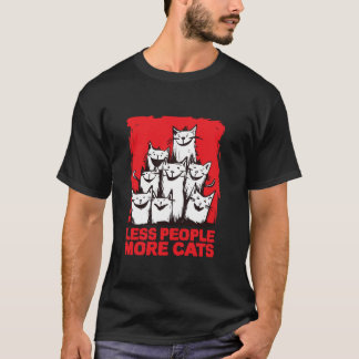 Katzen entfesselt Liebe Freudevolle Aussagen mehr  T-Shirt