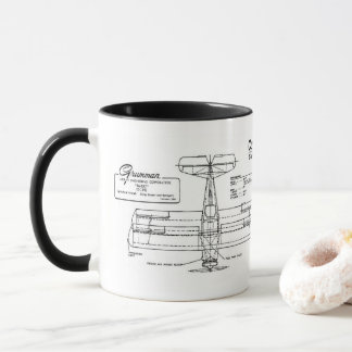 Katzen-Ernte-Staubtuch "Clydes Grumman-AG Tasse "