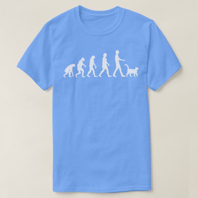 Katzen Evolution 2 T-Shirt (Design vorne)