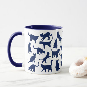 Katzen Farbe Blau Tasse