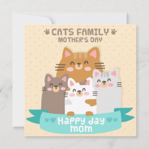 Katzen Feiertagskarte