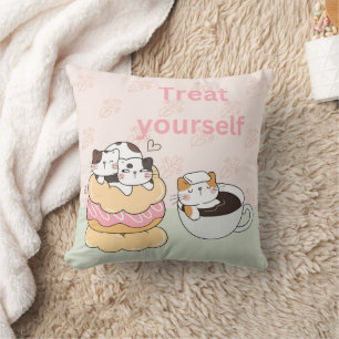 Katzen-Feinschmecker Kissen