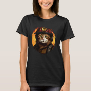 Katzen-Feuerwehr T-Shirt