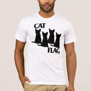 Katzen-Flagge T-Shirt