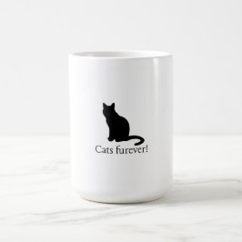 Katzen fördern Katzen Tasse! Kaffeetasse