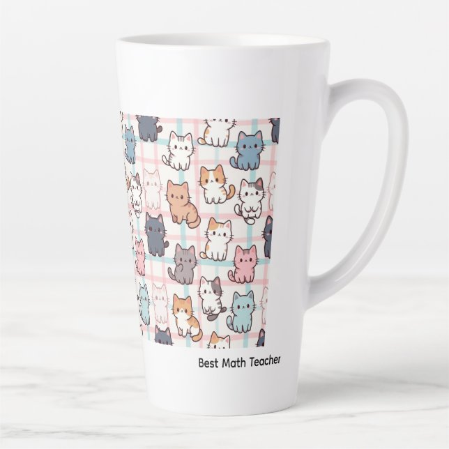 Katzen-Foto-Muster, Tasse (Rechts)