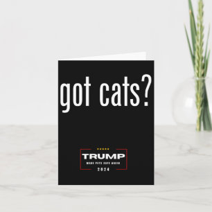 Katzen fressen die Katzen der Hunde - Trump macht Karte
