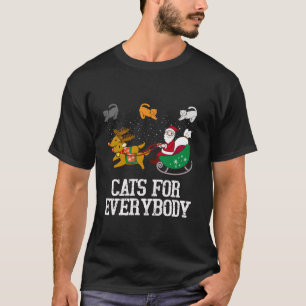 Katzen für alle Katzen Weihnachten hässlich Weihna T-Shirt
