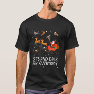 Katzen für alle Weihnachten Funny Cat Kätzchen Lie T-Shirt
