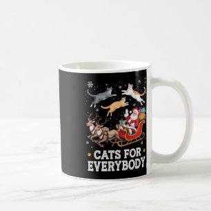 Katzen für alle Weihnachten Funny Weihnachten Weih Kaffeetasse