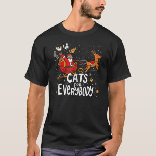 Katzen für alle Weihnachten Pajamas X mas hässlich T-Shirt