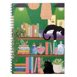 Katzen für Buchhandlungen Notizblock