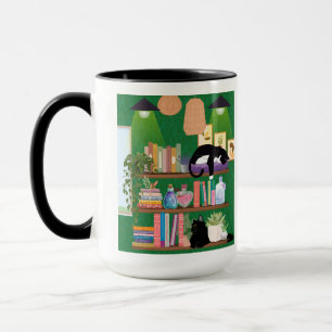 Katzen für Buchhandlungen Tasse
