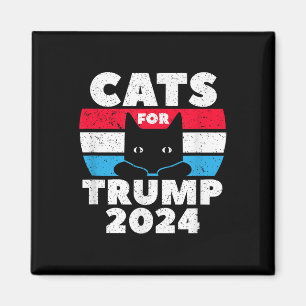 Katzen für die Wahl Trump 2024 Magnet