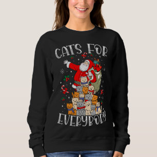 Katzen für jeden hässlich Weihnachtskatze Funny Xm Sweatshirt