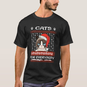 Katzen für jeden hässlichen Weihnachten süße Katze T-Shirt