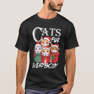 Katzen für jeden hässlichen Weihnachtskatze lustig T-Shirt