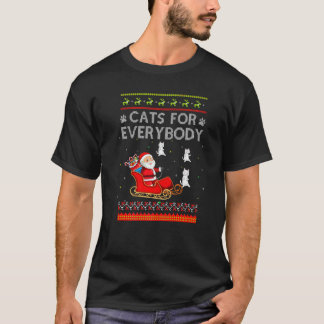 Katzen für jeden hässlichen Weihnachtskatze Xmas T-Shirt