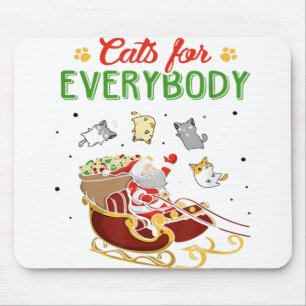 Katzen für jeden Weihnachtskater Lover Funny Mousepad