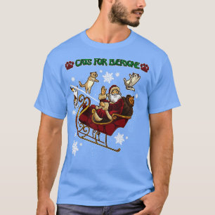 Katzen für jeden Weihnachtsmann gibt Kätzchen weg T-Shirt