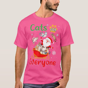 Katzen für jeden Weihnachtsmann Katzen T-Shirt