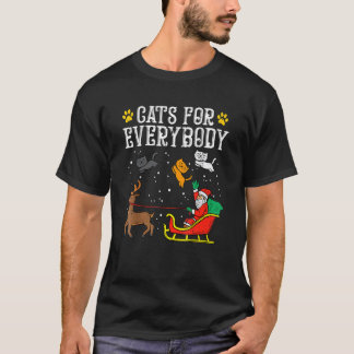 Katzen für jeden Weihnachtsmann Weihnachten T-Shirt