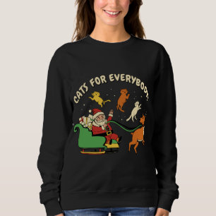 Katzen für jeden Weihnachtsmann Weihnachtskatze We Sweatshirt