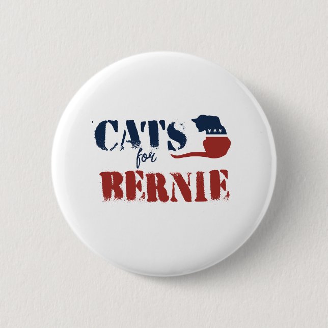 Katzen für Sandpapierschleifmaschinen Button (Vorderseite)