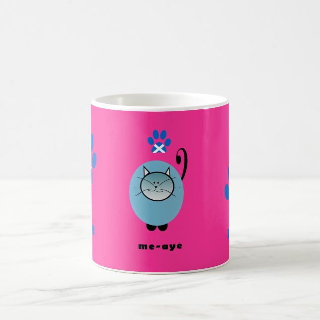 Katzen für schottische Unabhängigkeits-Tasse Kaffeetasse (Mittel)