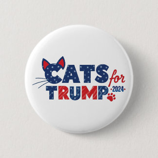 Katzen für Trump Button! Button