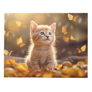 Katzen Furry Pet Tier Ruhe Friedlich Notizblock