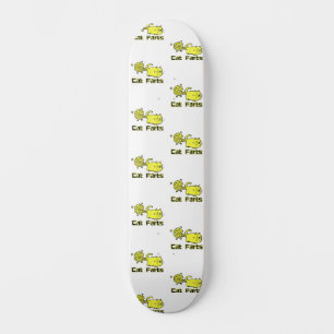 Katzen Furzen Spaß niedliche Katzen Skateboard