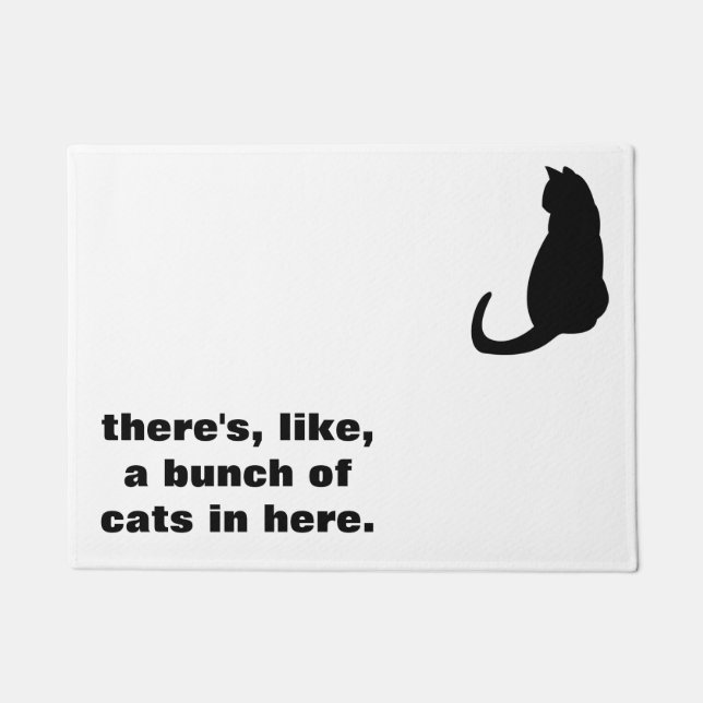 Katzen-Fußmatte Fußmatte (Vorderseite)