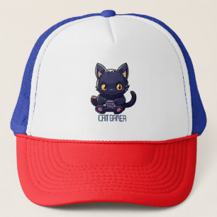 Katzen-Gamer Truckerkappe
