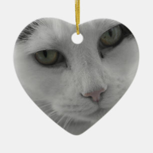 Katzen-Gedanken Keramikornament