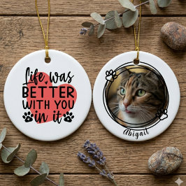Katzen-Gedenkstätte – Sentimentale Erinnerung an v Keramik Ornament
