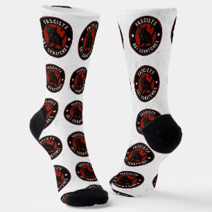 Katzen gegen Faschisten Socken
