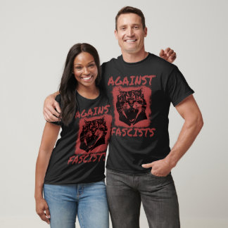 Katzen gegen Faschisten. T-Shirt