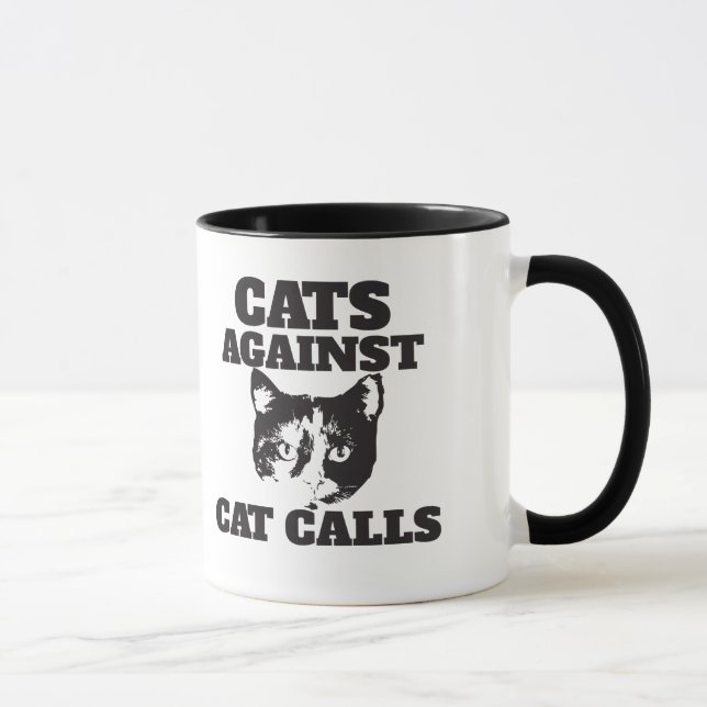 Katzen gegen Katzenrufe Tasse (Rechts)