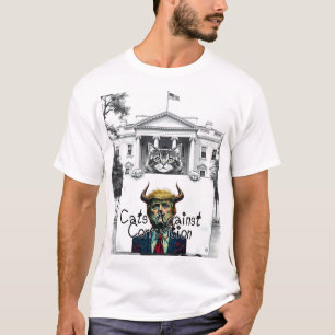 Katzen gegen Korruption T-Shirt