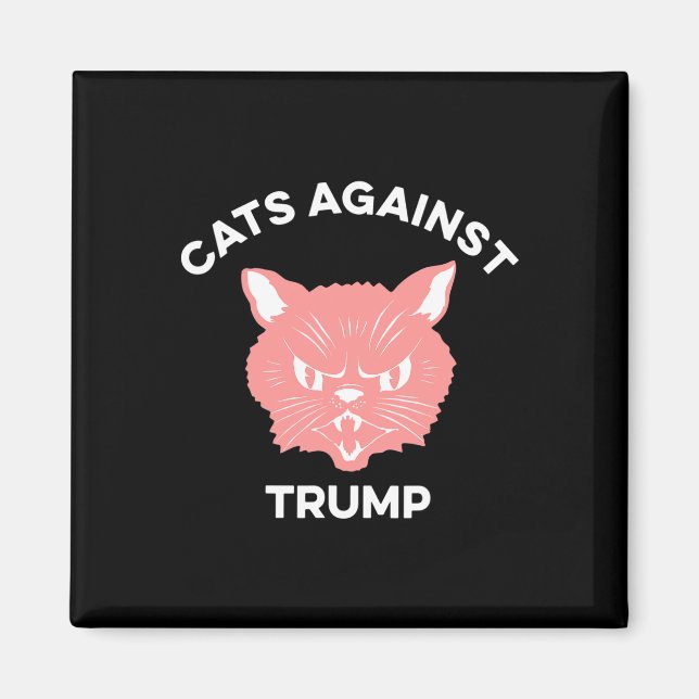 Katzen gegen politische Proteste Trumps Magnet (Vorne)