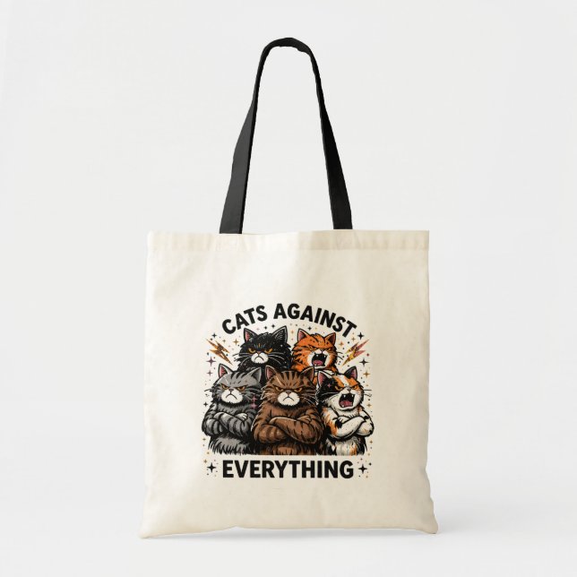 Katzen Gegen Tragetasche (Vorne)